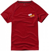 39012254f Dziecięcy T-shirt Niagara z krótkim rękawem z tkaniny Cool Fit odprowadzającej wilgoć 140 Kids