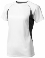 39016011f Damski T-shirt Quebec z krótkim rękawem z tkaniny Cool Fit odprowadzającej wilgoć S Female