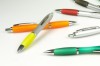 SLIM Color Długopis transparentny z kolorową gumką