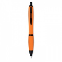 8748m-10 Kolorowy długopis z czarnym wykończeniem