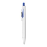 8814m-04 Przyciskany długopis z białym korpusem