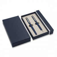 32902p-42 Zestaw piśmienniczy pióro i długopis w eleganckim etui