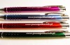 VENO RUBBER Długopis metalowy z gumowymi wypustkami