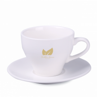 C_252 220ml Verona BIANCO Set filiżanka z talerzykiem