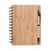 9435m-40 Notes bambusowy A5 LINIA i długopis