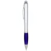 10714603f Nash podświetlany długopis, srebrny korpus, kolorowy uchwyt.