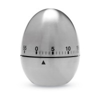 MO7249m Minutnik stalowy w kształcie jajka