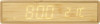 12424302f Bambusowa ładowarka bezprzewodowa z zegarem, naturalny