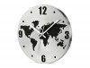 03069a zegar ścienny z mapa świata na tarczy