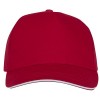 38674250f czerwony, 5-panelowa czapka CETO Unisex