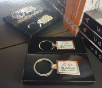 065580c Brelok prostokąt w pudełku błysk