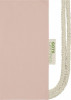 12061240f Plecak ściągany sznurkiem z bawełny organicznej o gramaturze 140 g/m², różowy