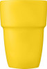 10068611f 4-częściowy zestaw upominkowy z kubkami o pojemności 280 ml, żółty