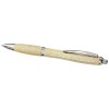10737905f Długopis Nash ze słomy pszenicznej z chromowaną skuwką