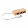 9738m-40 Bambusowy hub USB