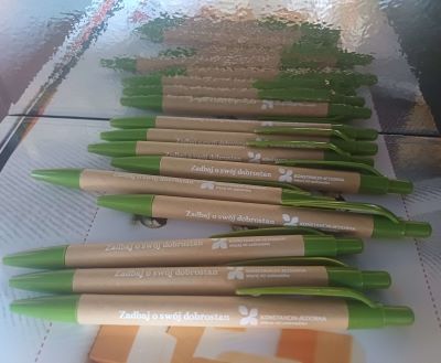 141772c-07 Długopis EKO z recyklingu i słomy