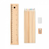 9836m-40 Zestaw kredek i ołówków w piórniku