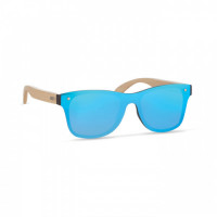 9863m-04 Okulary przeciwsłoneczne UV400 bambusowe oprawki