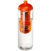 21069305f Butelka H2O Vibe z wypukłym wieczkiem o pojemności 850 ml i zaparzaczem