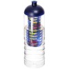 21088001f Butelka H2O Treble z wypukłym wieczkiem o pojemności 750 ml i zaparzaczem