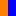 pomarańczowy,niebieski 