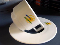 C_225 Space zestaw filiżanka ze spodkiem WYPRZEDAŻ