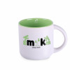 M_098 2284 MODERN Pure kubek z ZIELONYM środkiem