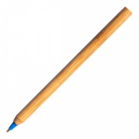 34387p-04 Długopis bambusowy Chavez, niebieski 