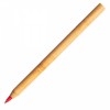 34387p-08 Długopis bambusowy Chavez, czerwony 