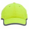 87170p-03 Odblaskowa czapka dziecięca Sportif, żółty