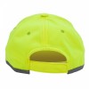 87170p-03 Odblaskowa czapka dziecięca Sportif, żółty