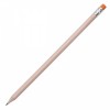 37667p-15 Ołówek z gumką, pomarańczowy/ecru