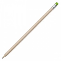 37667p-05 Ołówek z gumką, zielony/ecru