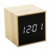 046181c Bambusowy zegar z alarmem