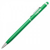 34087p-05 Długopis aluminiowy Touch Tip, zielony