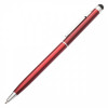 34087p-08 Długopis aluminiowy Touch Tip, czerwony