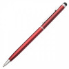 34087p-08 Długopis aluminiowy Touch Tip, czerwony