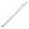34087p-06 Długopis aluminiowy Touch Tip, biały