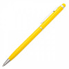34087p-03 Długopis aluminiowy Touch Tip, żółty
