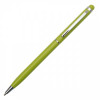 34087p-55 Długopis aluminiowy Touch Tip, jasnozielony