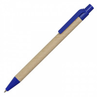 33877p-04 Długopis Eco, niebieski/brązowy