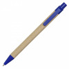33877p-04 Długopis Eco, niebieski/brązowy