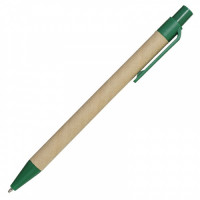 33877p-05 Długopis Eco, zielony/brązowy