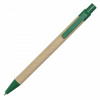 33877p-05 Długopis Eco, zielony/brązowy