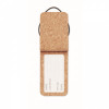 6556m-13 Cork luggage tag