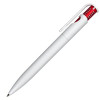 33427p-08 Długopis Fast, czerwony/biały