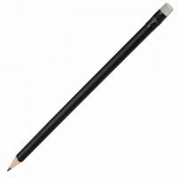 37727p-02 Ołówek drewniany, biały/czarny