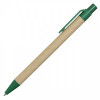 37957p-05 Notes Kraft 90x140/70k gładki z długopisem, zielony/beżowy