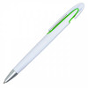 34307p-55 Długopis Advert, jasnozielony/biały