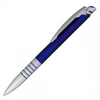 44320p-04 Długopis Striking, niebieski/srebrny